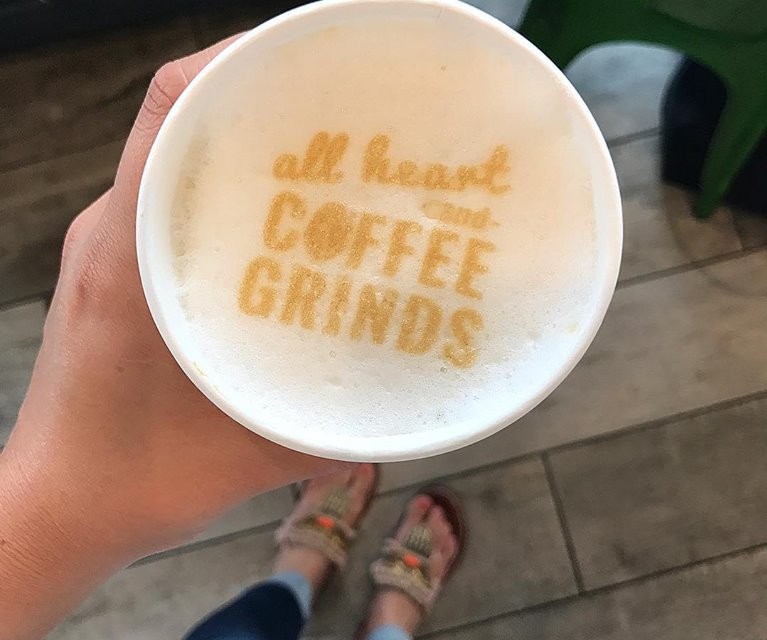 Levee Art, the custom latte art available at Levee Coffee & Creamery, is a key offering of the newest coffee house on Highland. (Submitted) 