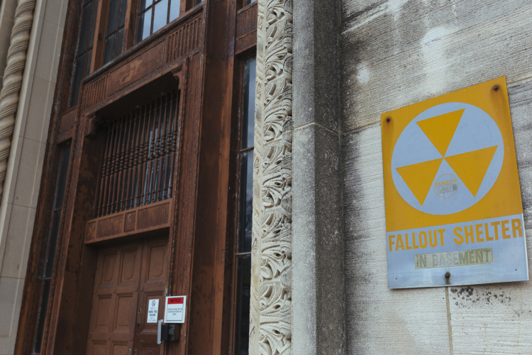 Sheahan Water Pumping Station located near University of Memphis main campus was built in the 1930s and still shows signs of the Cold War. (Ziggy Mack)