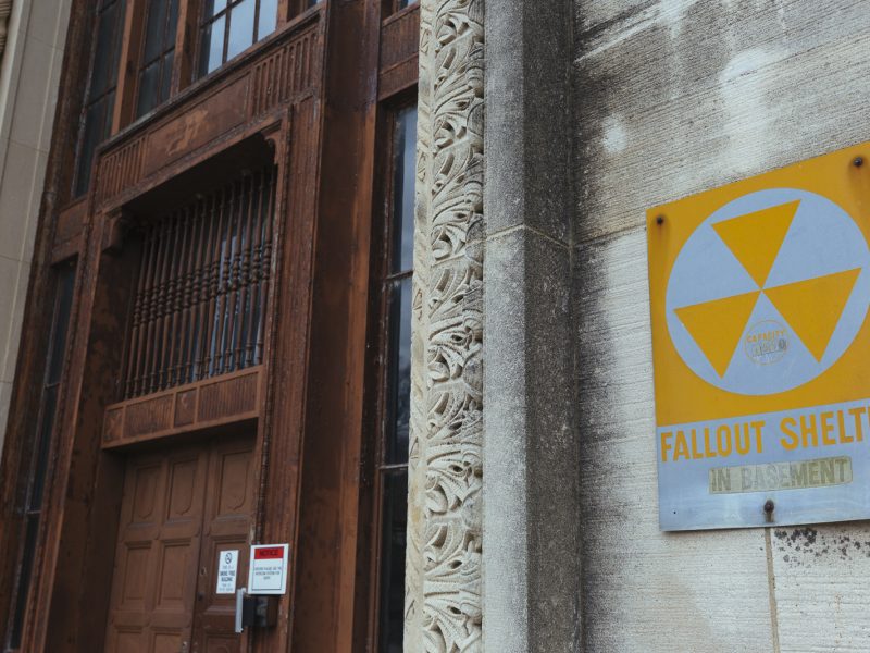 Sheahan Water Pumping Station located near University of Memphis main campus was built in the 1930s and still shows signs of the 1950s Cold War. (Ziggy Mack)