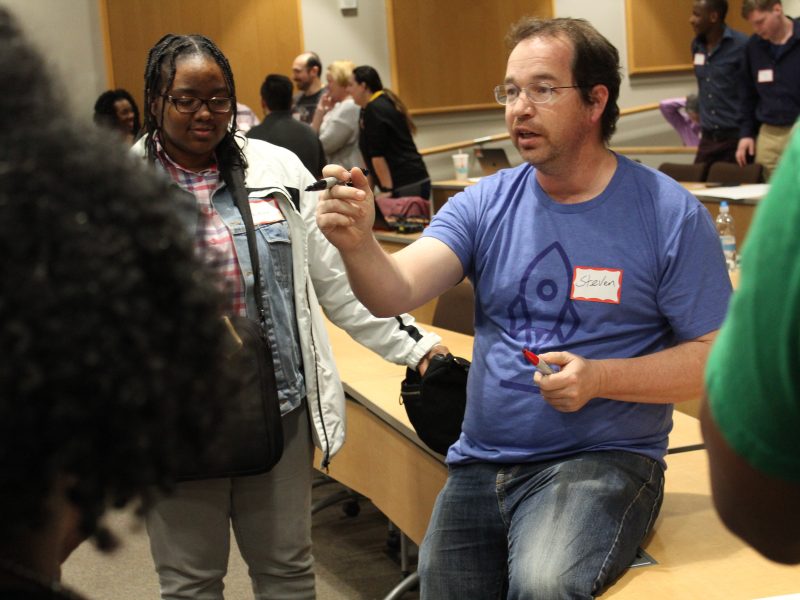 One hundred sixty-one students met for the first day of the 20-week LaunchCode class, held at Southwest Tennessee Community College. (Submitted)