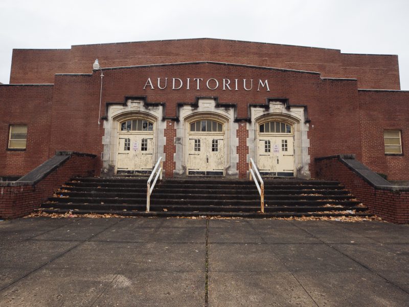 The old Messick School graduated its last high school class in 1982. It's currently an administrative facility for Shelby County Schools, but community leaders hope it will soon be transformed into a mixed-use community hub. (Ziggy Mack)