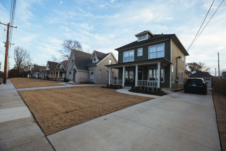 Newly built houses in the Lea's Woods neighborhood of west Binghampton are selling for over $300,000. (Ziggy Mack)