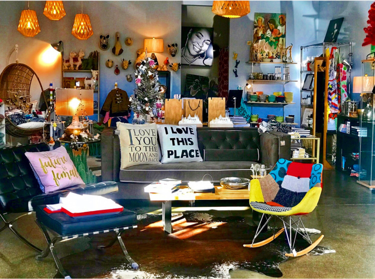 A view of the Cheryl Pesce Lifestyle Store at Crosstown Concourse