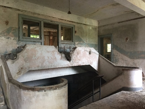 The interior of the old Melrose High School, as seen in 2017. (Erica Horton)