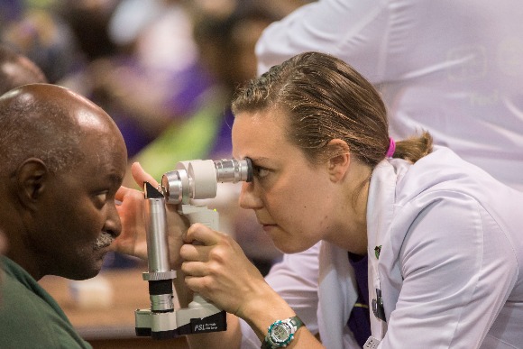 The Southern College of Optometry provided 542 free eye screenings for older Memphians as part of a grant from the Plough Foundation. (Submitted)