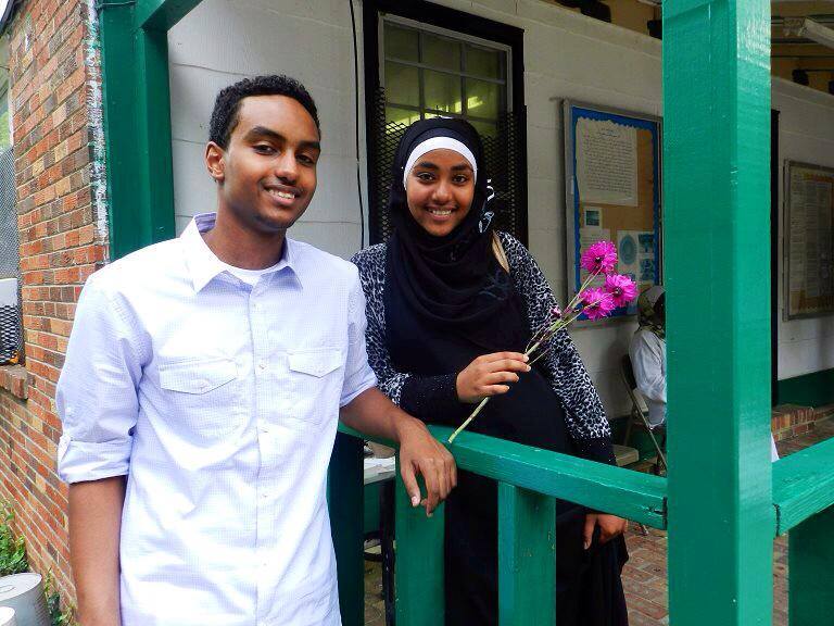 Community members Khaled Selman and Nemaat Selman pose during a holiday gathering at the Memphis Dawah center. (Memphis Dawah)