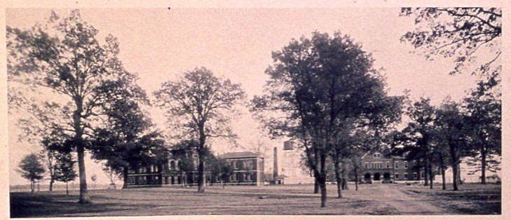 The Shelby County asylum, poorhouse and criminal workhouse were all located on the same campus in The Heights from the 1870s through the 1920s. (Memphis Public Libraries)