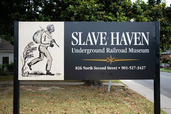 Slave Haven, a museum at the Burkle Estate, in Uptown Memphis. (Brandon Dahlberg)