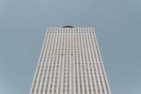 100 N. Main Street is the tallest building in the city. The 37-floor building used to be home to U.P. Bank, but now sits vacant in Downtown Memphis.(Houston Cofield)