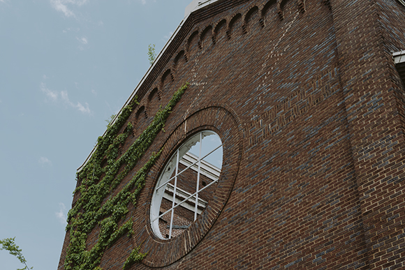 A view of St. Thomas Catholic Church in South Memphis. (Houston Cofield)