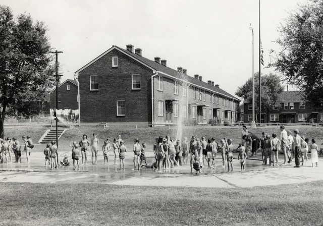 The Hurt Village public housing project constructed in the 1950s was for whites only. (Affordable Housing Institute)