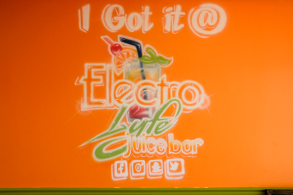 ElectroLyfe Juice Bar has a selection of healthy food and drinks for its patrons in Whitehaven. (Brandon Dahlberg)