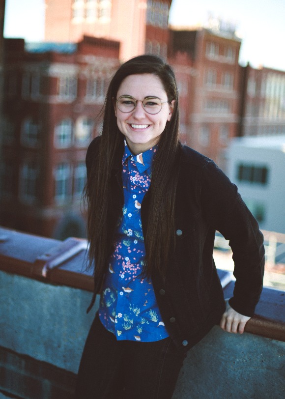 Katie Cooper, founder of gender-neutral clothing company The Button Brigade.