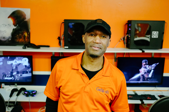 Charles Story Jr., owner of Game oN. (Brandon Dahlberg)