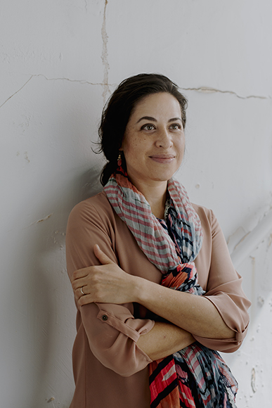 Yancy Villa-Calvo, an artist working with Memphis 3.0 urban planners. (Houston Cofield)