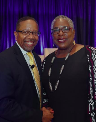 Dr. Kenneth Robinson, executive director of United Way of the Mid-South and Ceceilia Johnson-Powell, director of the Driving the Dream Initiative. (United Way/Ziggy Mack)