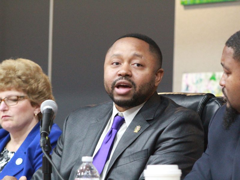 Jonathan Logan, president of Castle Black Construction, offered several concrete solutions to address Memphis’ poor record of awarding minority contracts. (KIrstin Cheers)