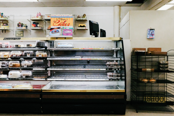 The supply of decorated cakes is thinning at the Orange Mound Kroger. (Brandon Dahlberg)