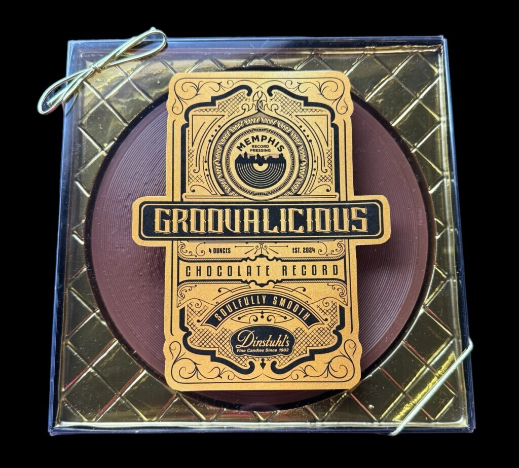 Proceeds from the Groovalicious Chocolate Record benefit the Stax Music Academy.