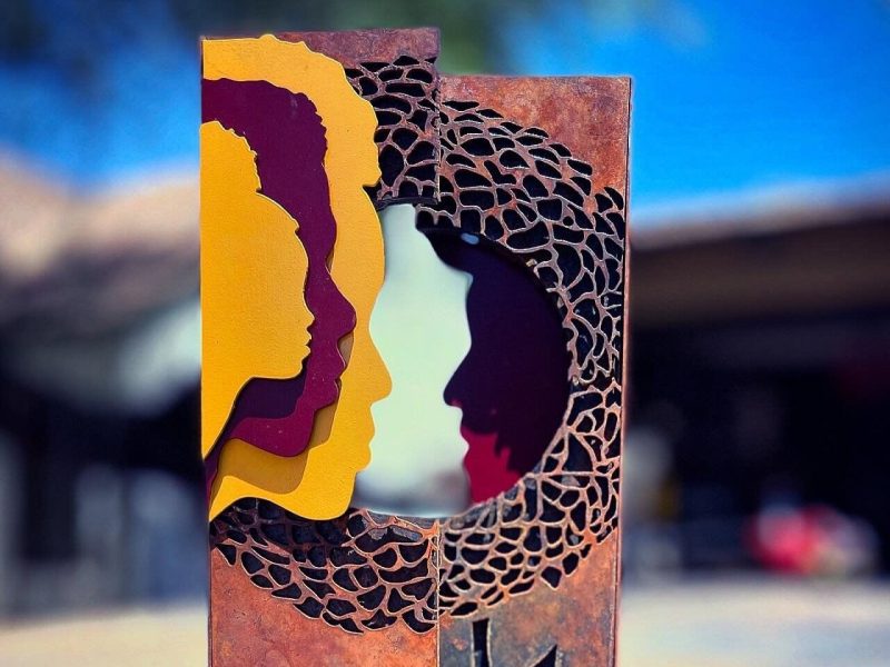 "This is my heart right here, Orange Mound, Tennessee. There will never be a place like Orange Mound,” reads a quote from Larry Finch, which will run alongside the sculpture. “Everything in this city starts and ends in Orange Mound."