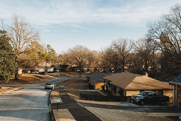 Rainier Drive in Frayser has been a popular spot for the Frayser CDC to buy and renovate homes in the community. (Houston Cofield)