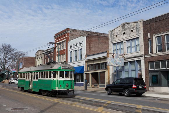 South Main trolleys were discontinued in 2014. 