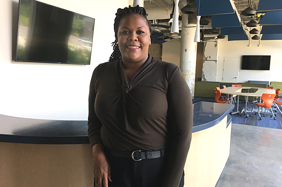 Dr. Chandra Sledge Mathias, principal of Crosstown High.