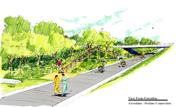 Rendering of Perkins access point