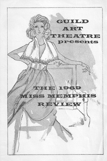 A program for the 1969 Miss Gay Memphis Pageant, Memphis' first public pride celebration.