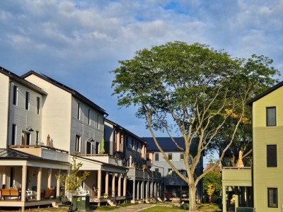 The Veridian at County Farm Park housing development in Ann Arbor.